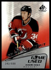 2003-04 SP Game Used David Hale Rookie 243/600 New Jersey Devils #70
