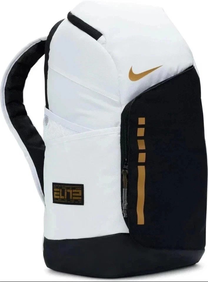 Nike Hoops Elite Pro Backpack 32L White Gold DX9786-100 NEW (same Day 🚛✅)