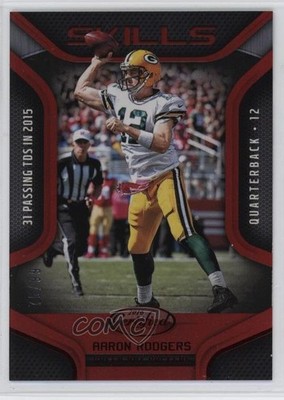 2016 Certified Skills Mirror Red /99 Aaron Rodgers #10 03si