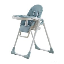 Foldable High Chairs Lightweight Toddlers Baby High Chair with Removable Tray