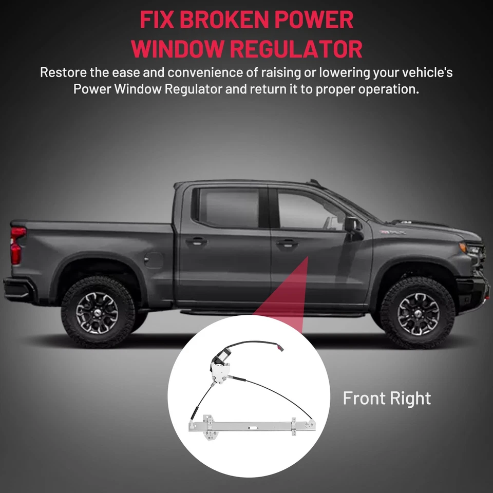 Front Passenger Power Window Regulator with Motor fits 1999-2004 Honda Odyssey - Imagen 4 de 4