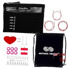 ChiaoGoo Twist Red Lace 5-inch Mini 7500-M Interchangeable Set US 000, 00,