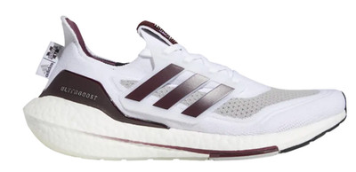 Adidas UltraBoost 21 NCAA Pack Mississippi White Maroon Grey Mens Athletic 6.5