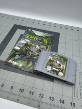Turok: Dinosaur Hunter (Nintendo 64, 1997) With Original Manual
