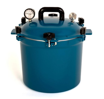 #ad All American 1930 21.5Qt Pressure Cooker Berry Blue Open Box Box Damage $389.97