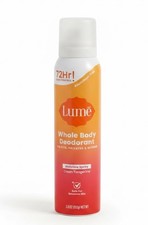 Lume Whole Body Deodorant Invisible Spray 3.6 oz CLEAN TANGERINE Aluminum Free