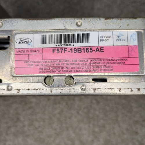 FORD 95-97 Radio Cassette Tape Player F57F-19B165-AE Ranger Explorer 1995-1997 - Picture 7 of 23