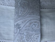 RALPH LAUREN - TAUPE PAISLEY KING PILLOWCASES - NEW