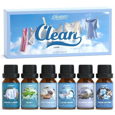 SALUBRITO Clean Ätherische Öle Set, frisch 60 ml (1er Pack), hellblau 