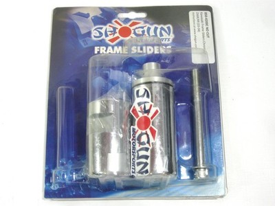 Chrome NO CUT Frame Sliders Shogun 850-4200C For 03-04 Kawasaki ZX6