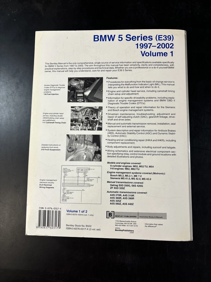 BMW Serie 5 Serie Manaul: 525i 528i 530i 540i Sedán Sports Wagon 1997-2002. Foto 2 de 4