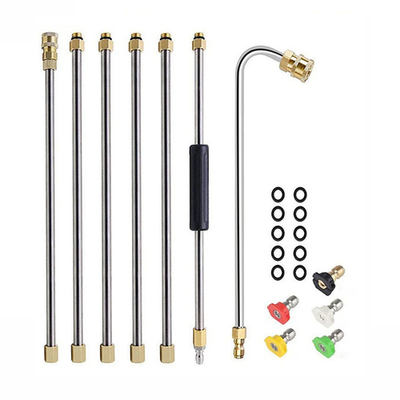 #ad High Pressure Washer Extension Rod 1 4 Inch Connection Nozzles for Roof Gutter C $91.75