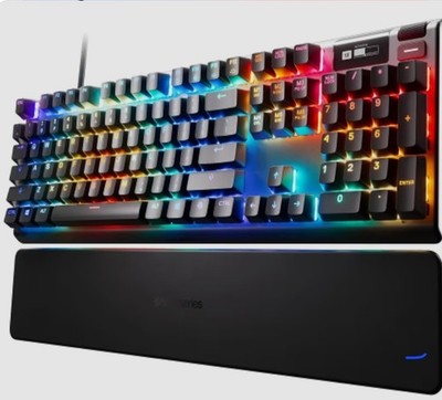 SteelSeries Apex Pro HyperMagnetic Gaming-Tastatur - weltweit schnellste Tastatu