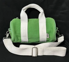 Urban Outfitters BDG Mini Duffel Bag Green Canvas Crossbody Shoulder Small Purse