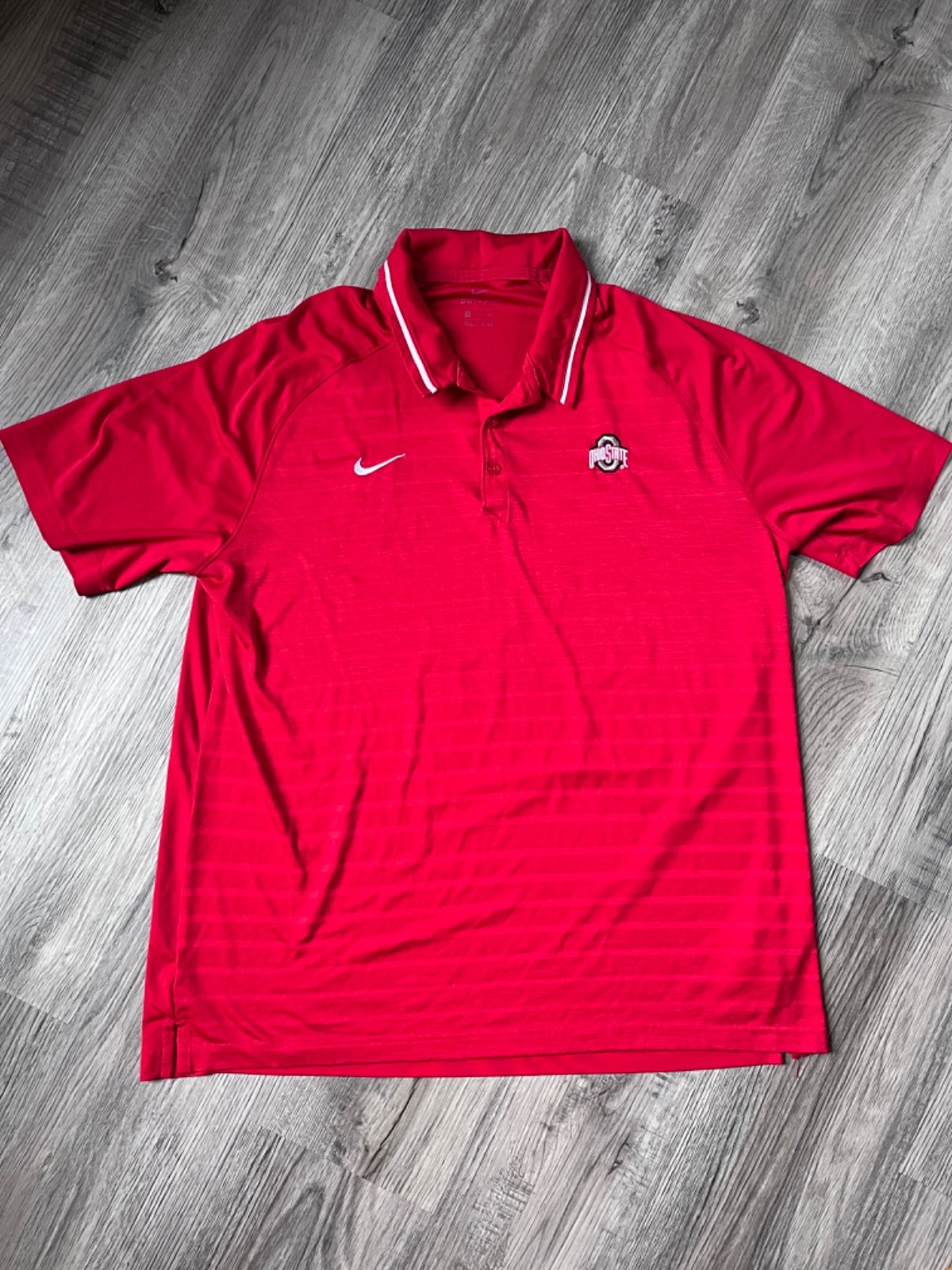 Nike Ohio State Buckeyes Victory Coach Polo Sideline Performance DriFit Mens XXL