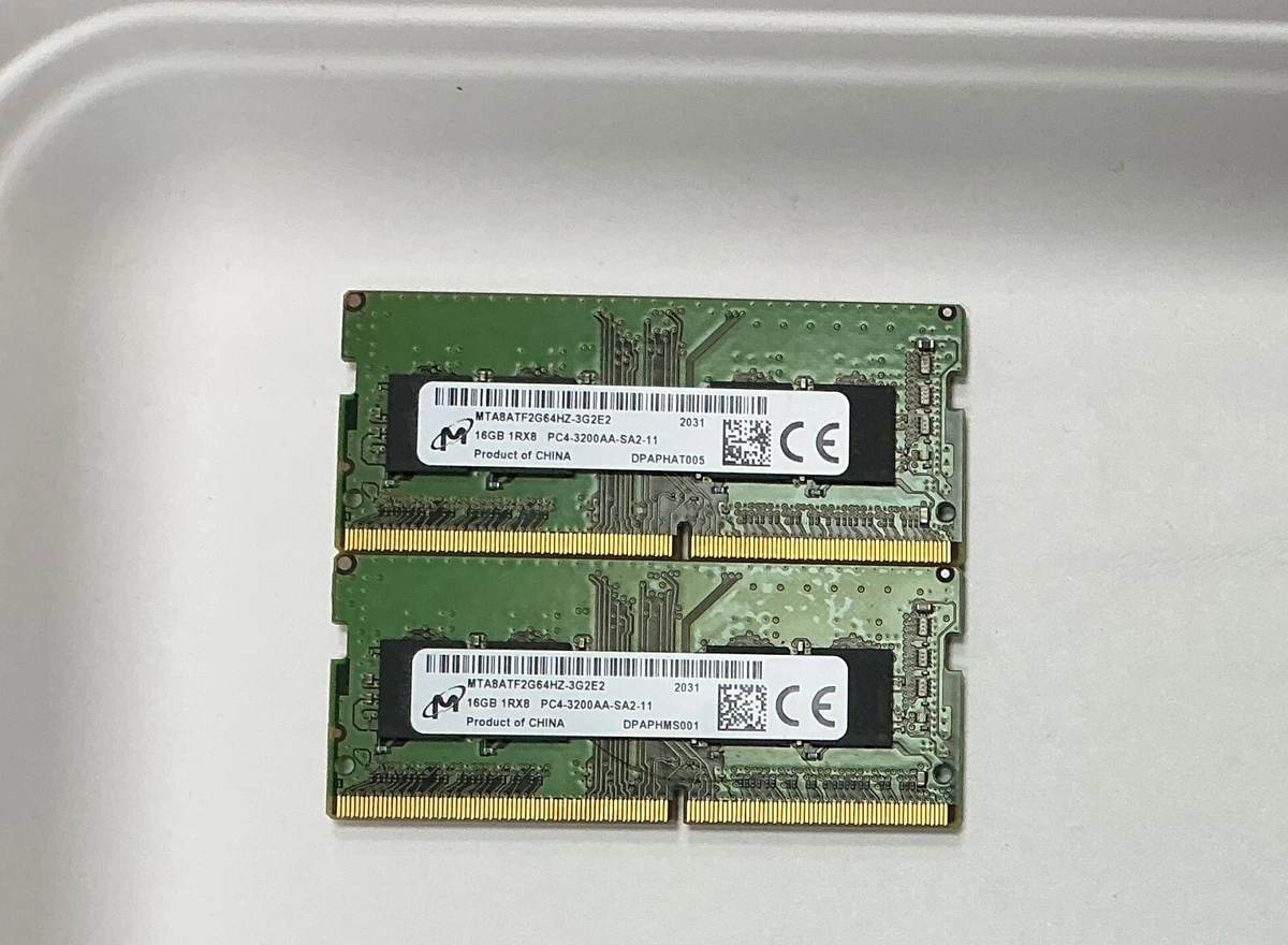 Micron DDR4 SDRAM 32 GB Total Capacity Memory (RAM) for sale | eBay