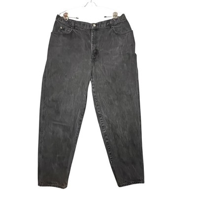 Vintage 80s Gitano Women 20 Black Jeans High Rise Tapered Mom Jean Relaxed Baggy