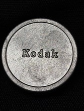 Vintage Kodak Film Tin Canister for Roll of Film Metal Silver 2" Can