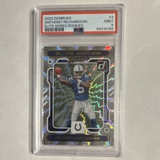 2023 Panini Donruss Elite Series Rookies #2 Anthony Richardson PSA 9 Colts