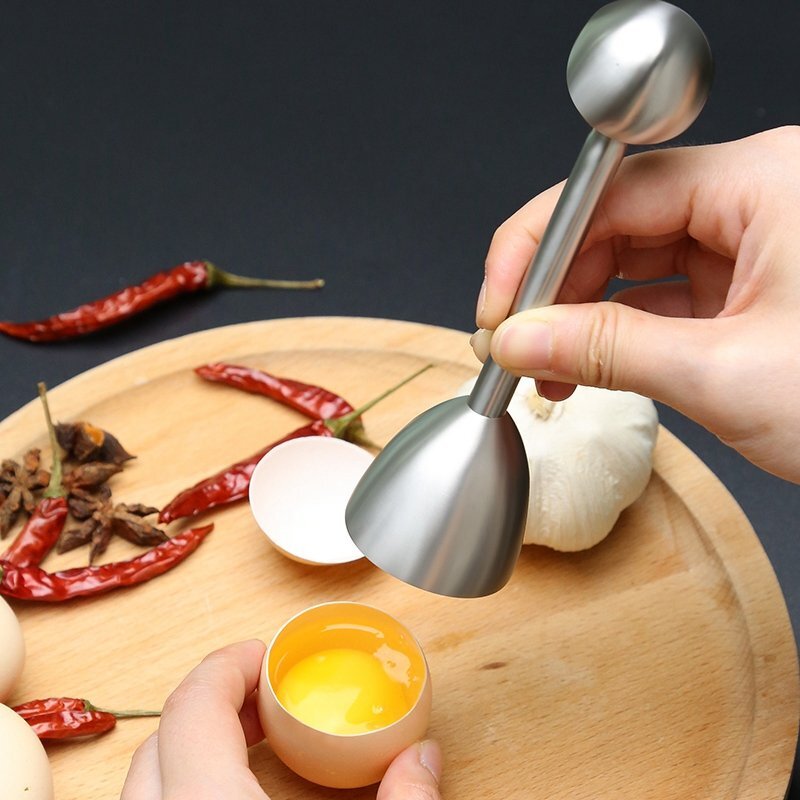 Gourmet Eierköpfer Edelstahl - Profi Eierschneider Für Perfekte Frühstückseier