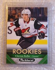 Clayton Keller Parkhurst Rookies 2017-18 Parkhurst Hockey Rookie NHL Card #275