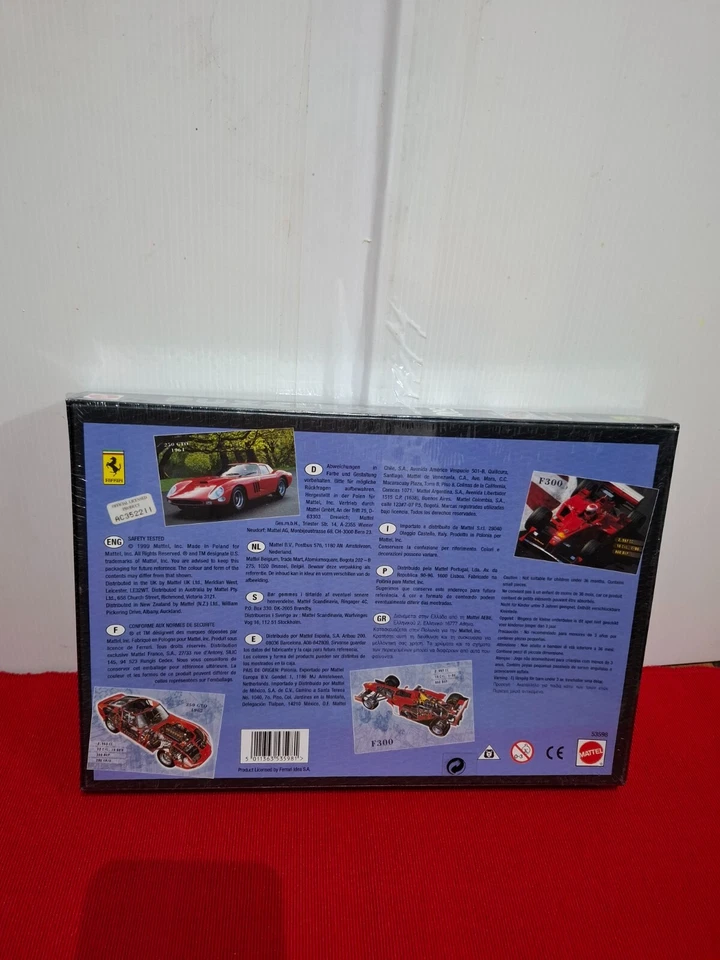 Nuovo Puzzle vintage FERRARI 250 GTO 1964 - MATTEL #53598 - 500 pezzi - Immagine 4 di 4