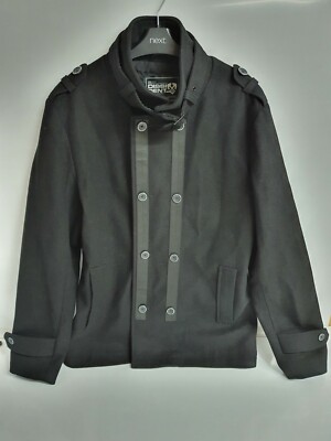 Herren Dissident Outlaw Division Jacke Gr. LARGE Bikerjacke schwarz warm