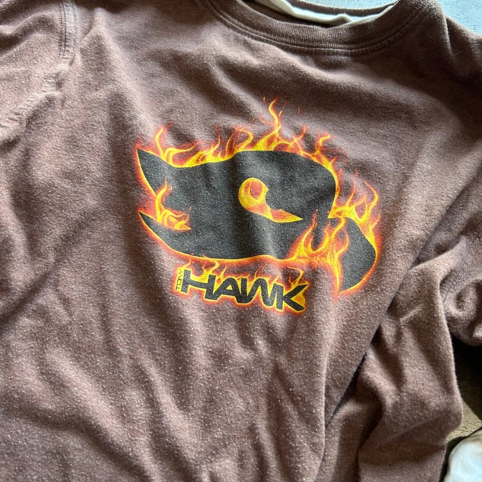 Paquete de 5 piezas de tops grunge patinador Tony Hawk Y2K para niños talla L-XL Foto 3 de 4