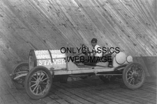 1911 AUTODROME WOOD BOARD TRACK AUTO RACING PHOTO STAVER RACE CAR RIVERVIEW EXPO