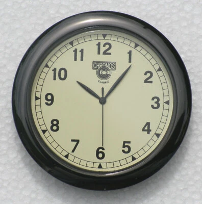 TIME AND WEATHER INSTRUMENTS Movimento inserto orologio quarzo 55 mm lunetta nera quadrante crema adatto foro diametro 52 mm