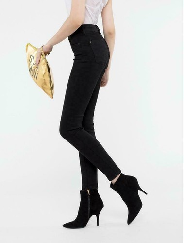 Patntalone Nero Patrizia Pepe Jeans Donna Skinny Caviglia in Cotone | eBay