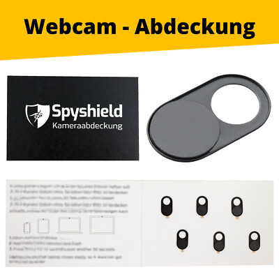 Spyshield  Kamera Abdeckung, Webcam Cover, Kamera Blocker für Smartphone, Tablet