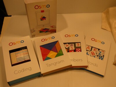 Tangible Play Inc Osmo Genius Kit: Words, Tangram, Coding, Numbers