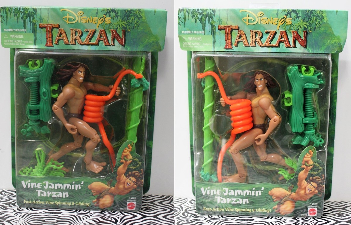 VARIANT TARZAN SET Vine Jammin' Snake Action Figure Disney Toys