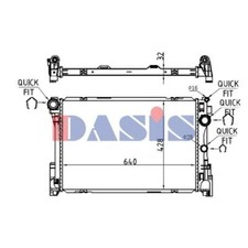 Radiateur Mercedes CLASSE R