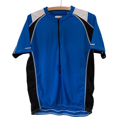 Cannondale Cycling Jersey Mens XL Blue Quarter Zip Mountain - Main Image