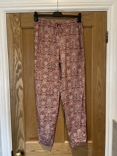 Fat Face Harem Trousers Size 10 Cuffed 