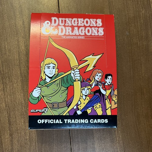 Super7 Dungeons and Dragons Sammelkarte leere Box & Verpackung Set SDCC 2024