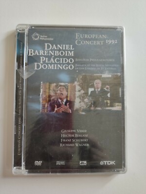 EUROPEAN CONCERT 1992 DANIEL BARENBOIM PLACIDO DOMINGO - DVD TDK *RARA* NUOVO!