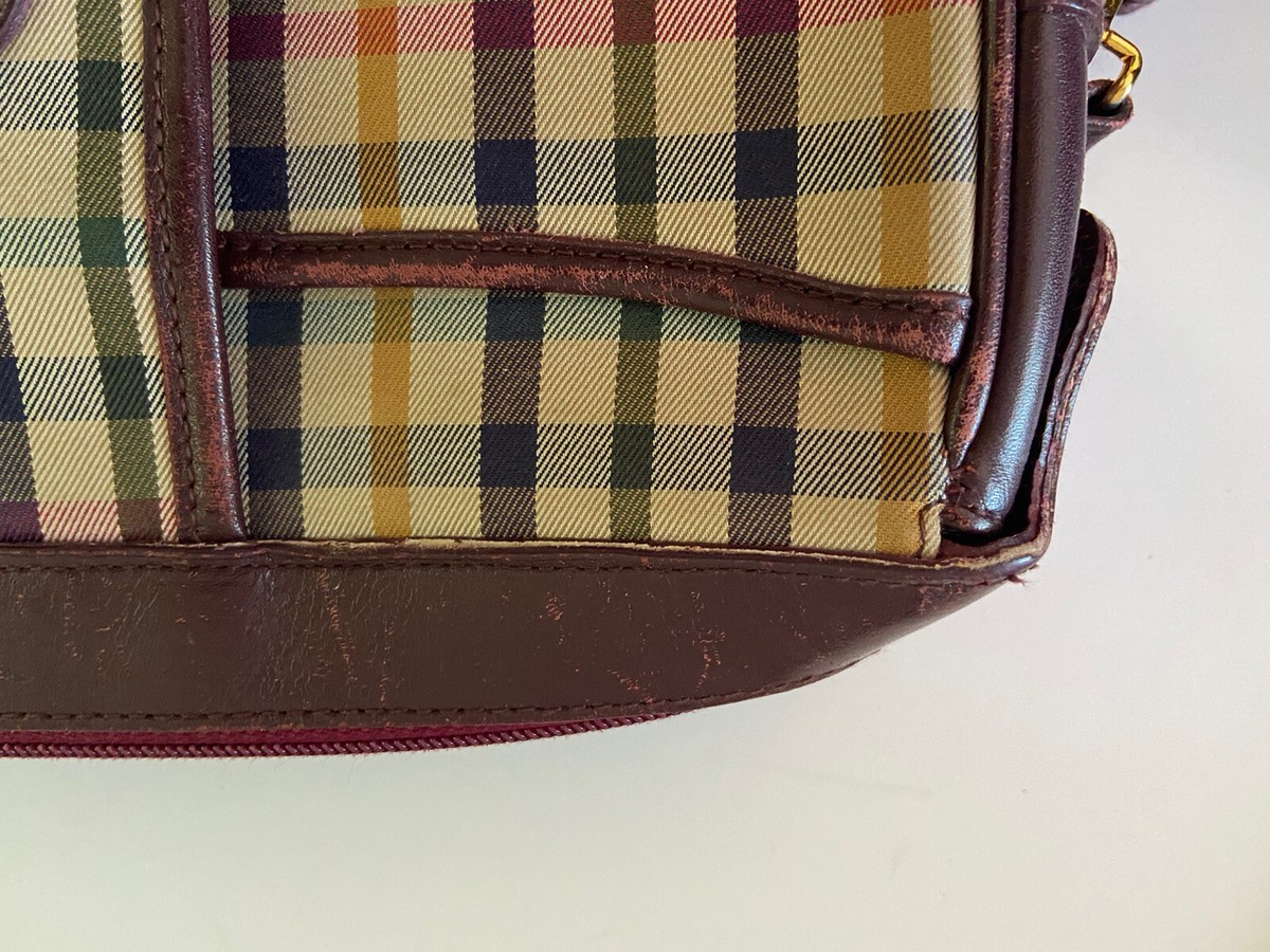Daks London Women's Crossbody Bag Plaid Check Handbag