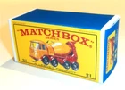 Matchbox Lesney No 21 Foden Concrete Truck   Empty Repro Box*