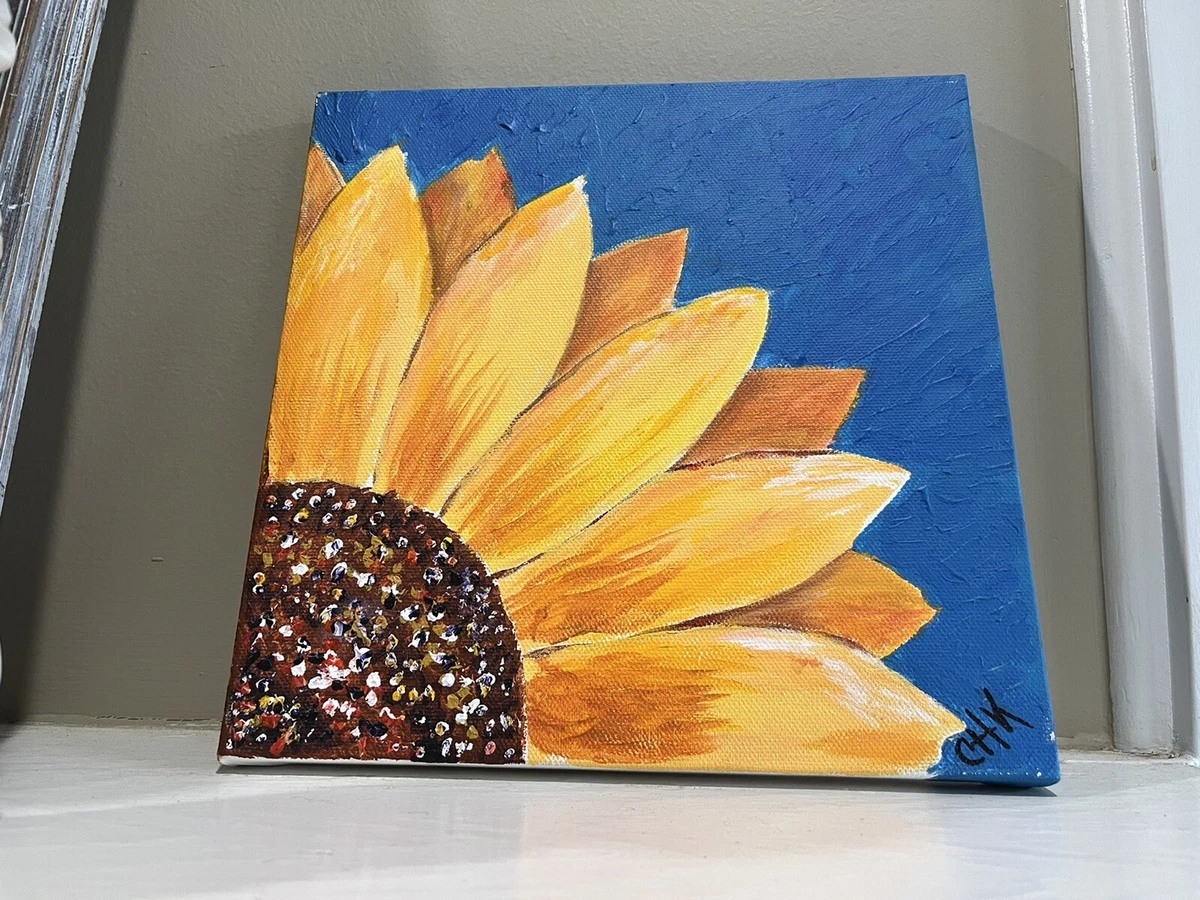 Diamond Painting Sunflower Glass Painting 6 004, Full Image - Painting