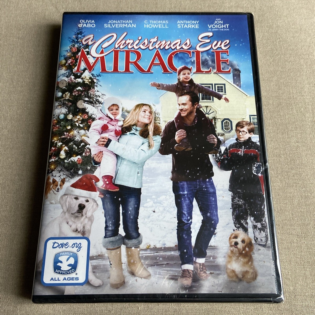 A Christmas Eve Miracle (DVD 2015) Dove Comedy Family Olivia d'Abo