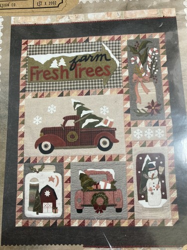 Buttermilk Basin "Bringing Home the Tree" 7 Block Woolen Christmas Quilt Pattern - 第 2/5 張圖片