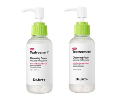 Dr.Jart+ Ctrl-A Teatreement Cleansing Foam | 120ml x 2 | pH-Balanced Cleanser fo