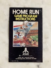 Home Run   Atari 2600   Manual