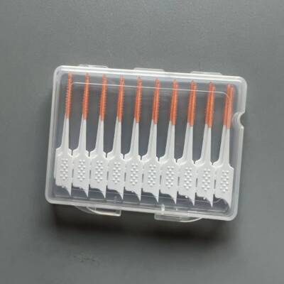 40Pcs Dental Interdental Clean Teeth Floss Sticks Tooth Brush Toothpick Care