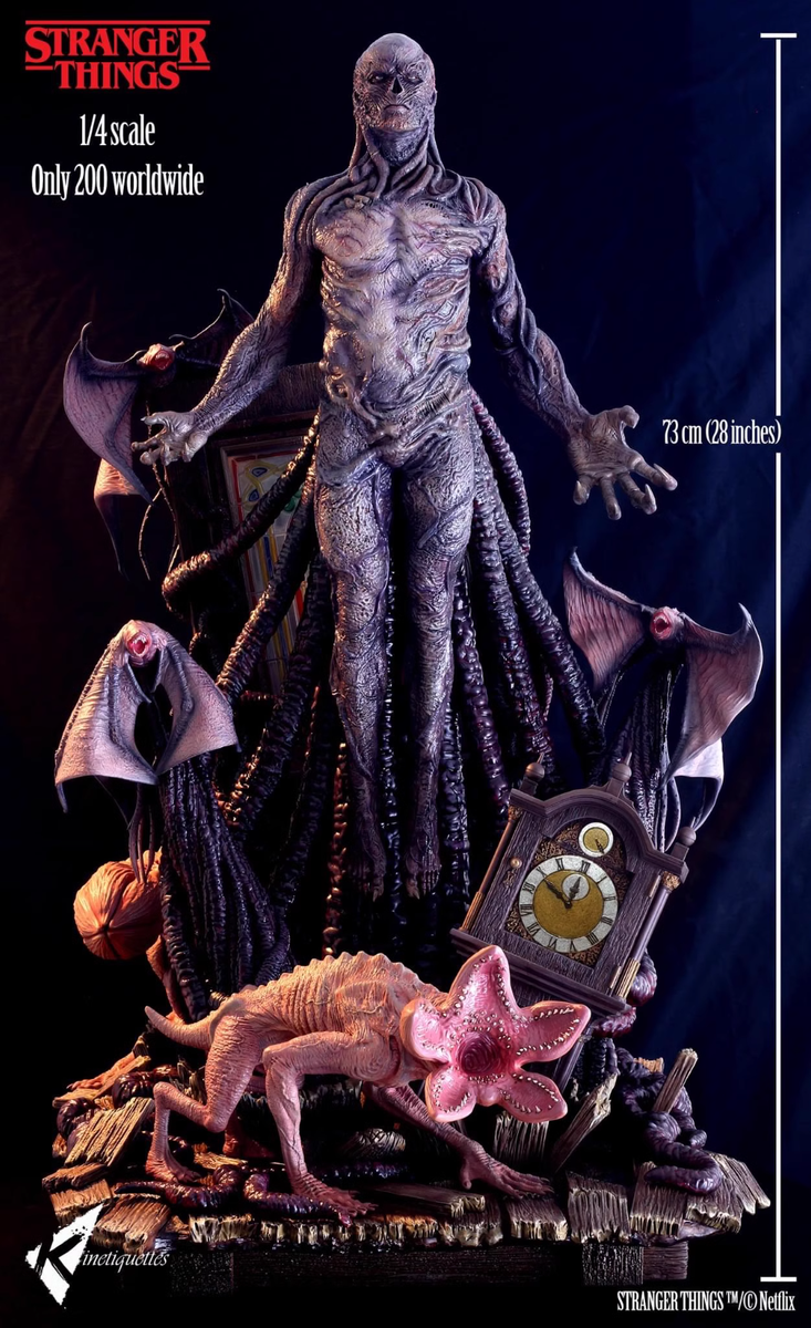 Kinetiquettes Mighty Jaxx Stranger Things 1/4 Vecna Resin Statue