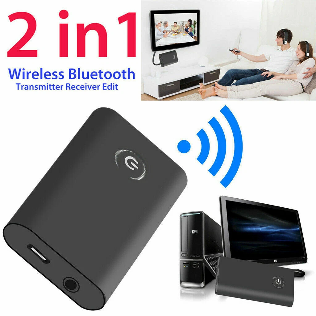 Wireless Bluetooth Audio Transmitter Splitter Receiver Multi-point