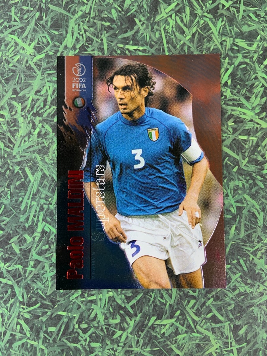 Paolo Maldini 2002 Panini FIFA World Cup Opening Series Superstars